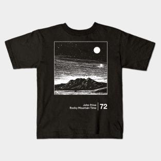 Rocky Mountain Time / Minimal Style Graphic Artwork Kids T-Shirt